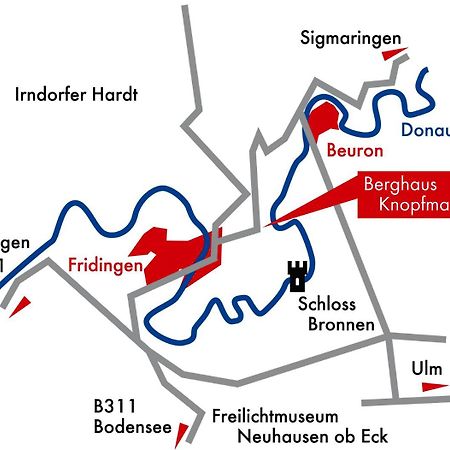 Berghaus Knopfmacher Fridingen an der Donau Dış mekan fotoğraf